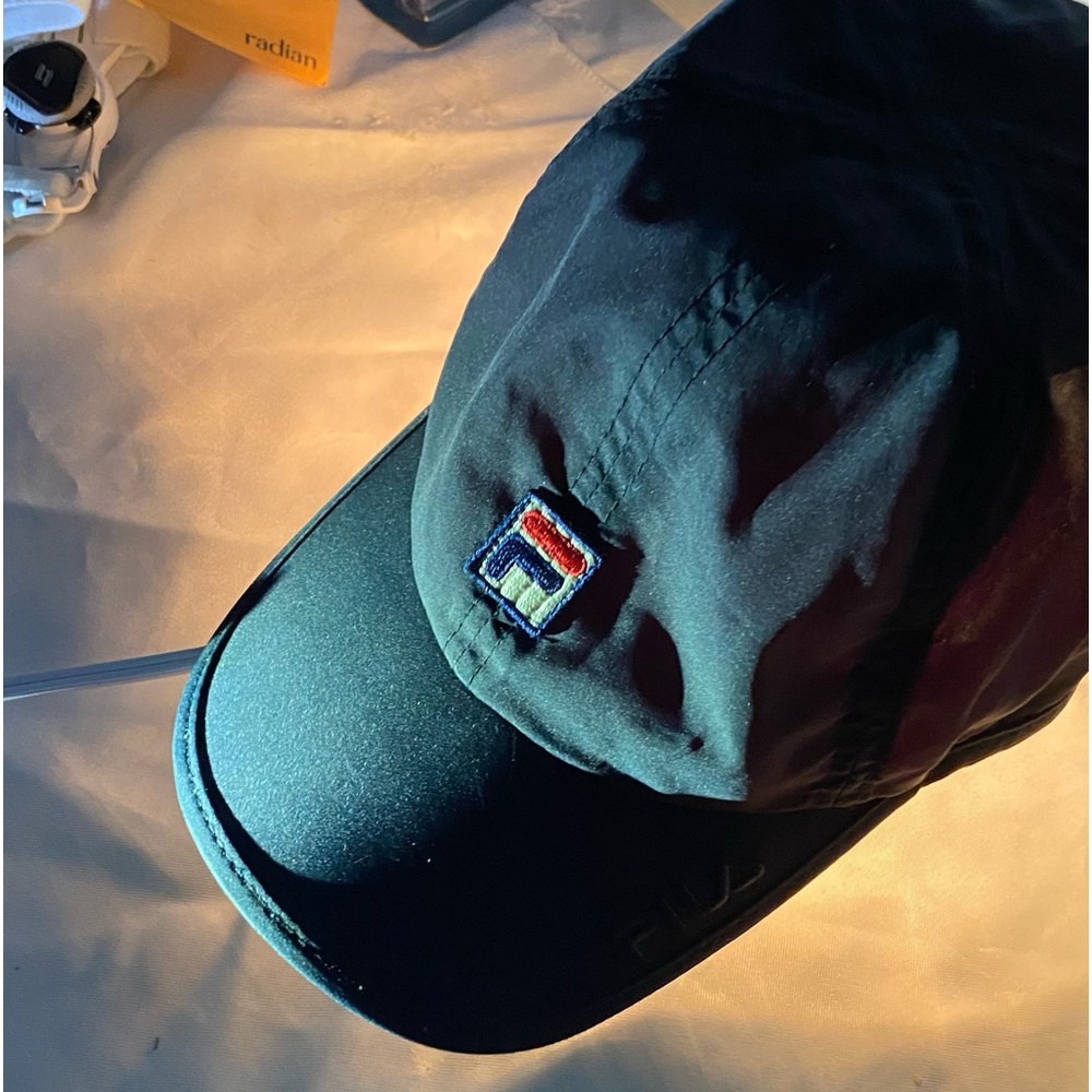 Mens Fila golf cap one size black